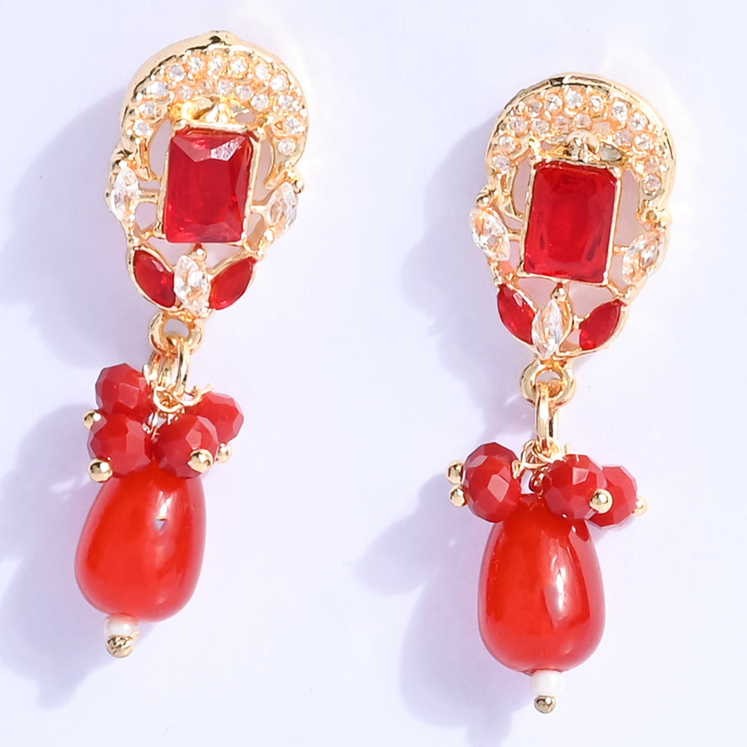 Elegant Beads Earring For Cute Girl