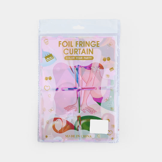 Foil Fringe Curtain Party Backdrop