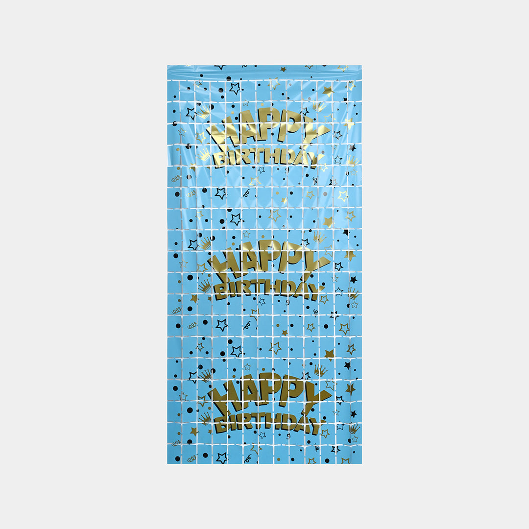 Foil Fringe Curtain Party Backdrop