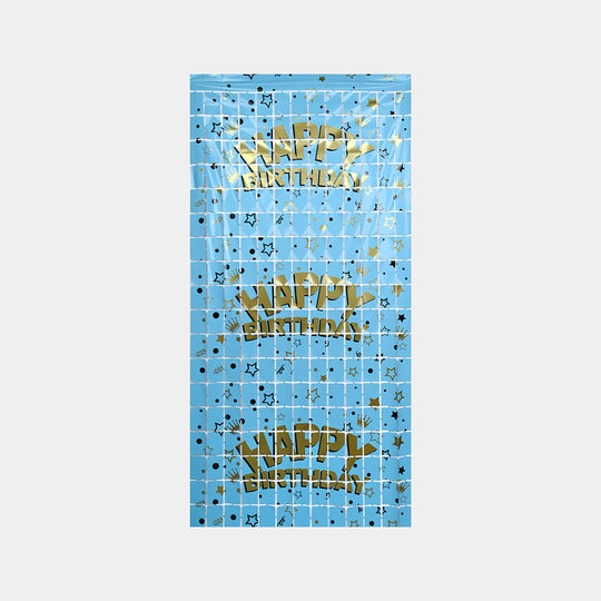 Foil Fringe Curtain Party Backdrop