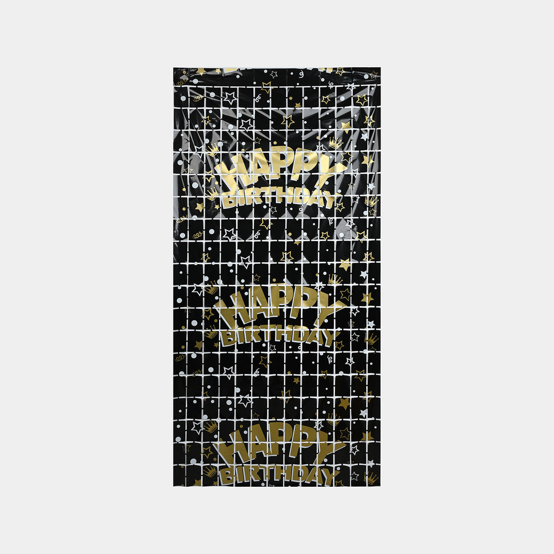 Foil Fringe Curtain Party Backdrop
