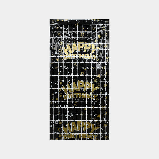 Foil Fringe Curtain Party Backdrop