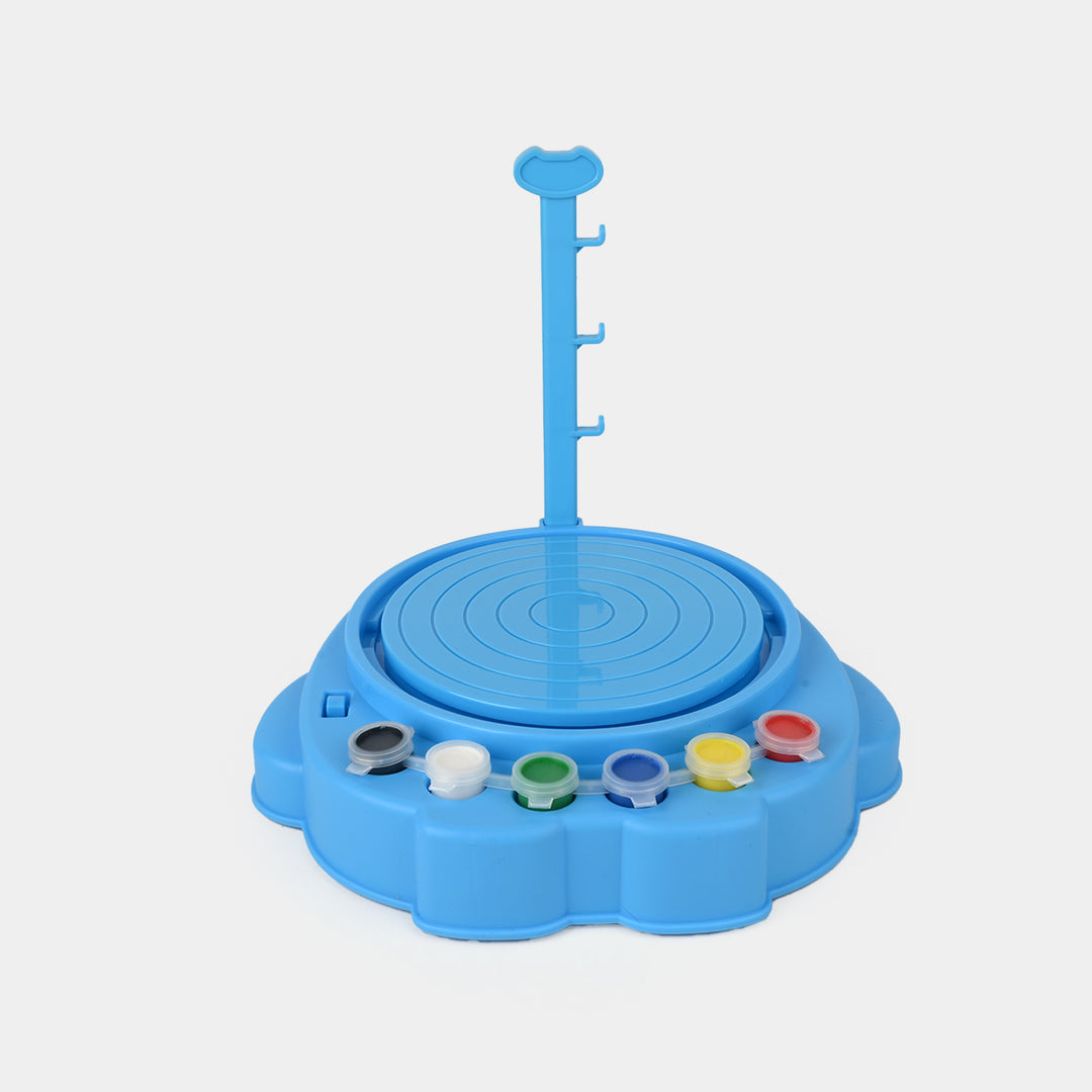 Pottery Wheel Machine with Colors and Clay Set
