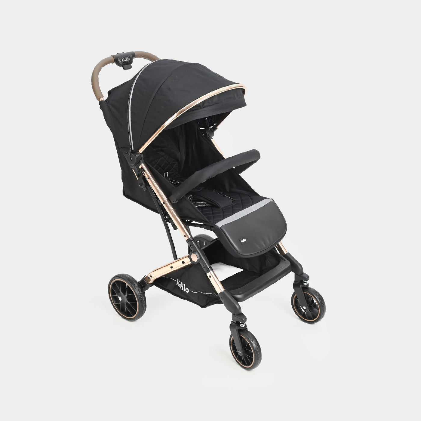 Compact Folding Baby Stroller - Black