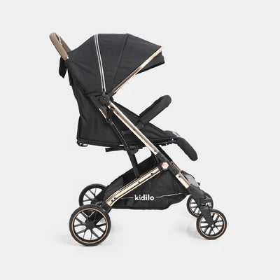 Compact Folding Baby Stroller - Black