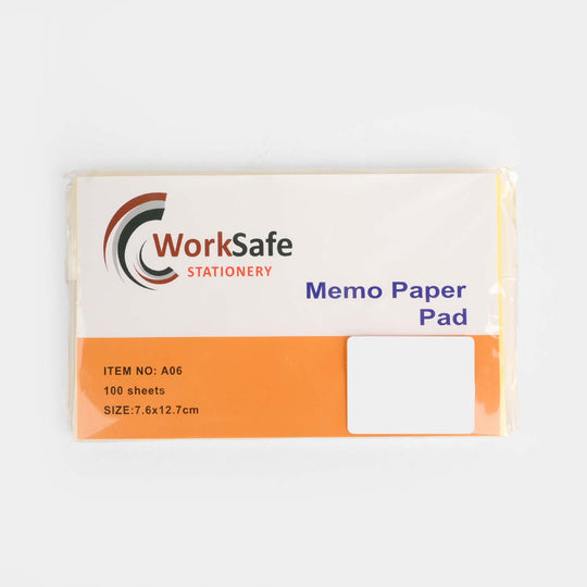 Work Safe Sticky Note Size 3*5