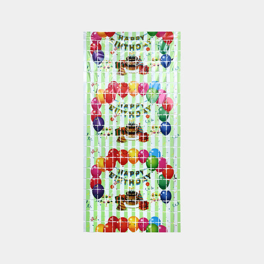 Foil Fringe Curtain Party Backdrop