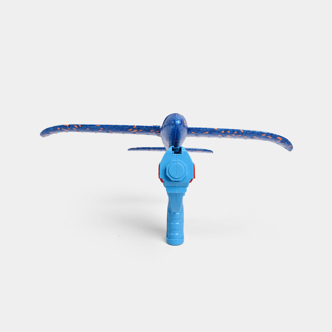 Solid Color Catapult Aircraft Luncher Toy