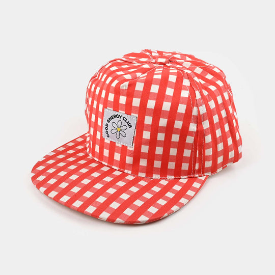 Kids Cap Energy Club-Red/White