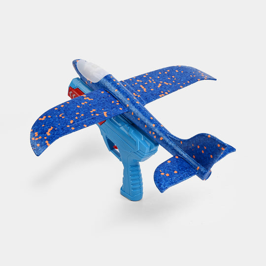 Solid Color Catapult Aircraft Luncher Toy