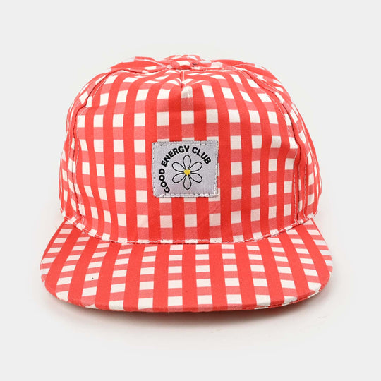 Kids Cap Energy Club-Red/White