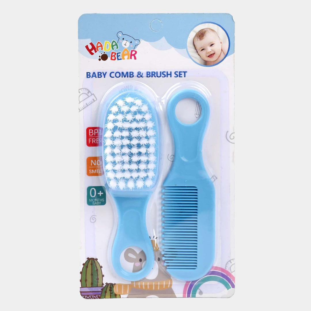 Baby Comb & Brush Set | Blue