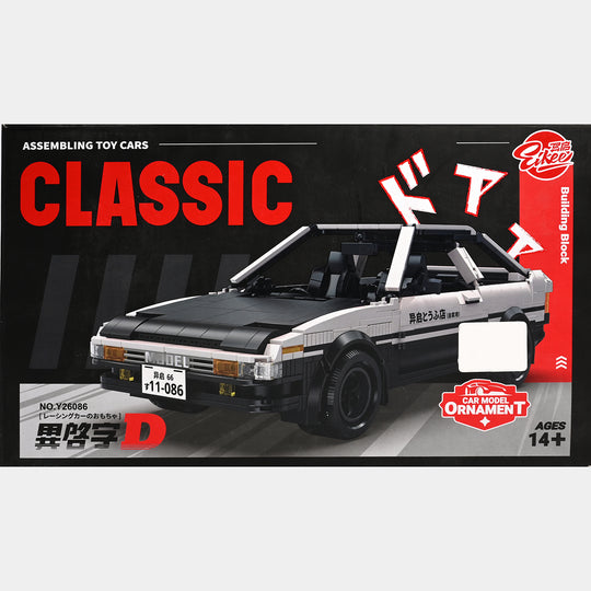 Puzzle Assembly 16 Grid AE86 Car