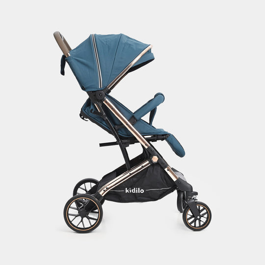 Compact Folding Baby Stroller - Blue