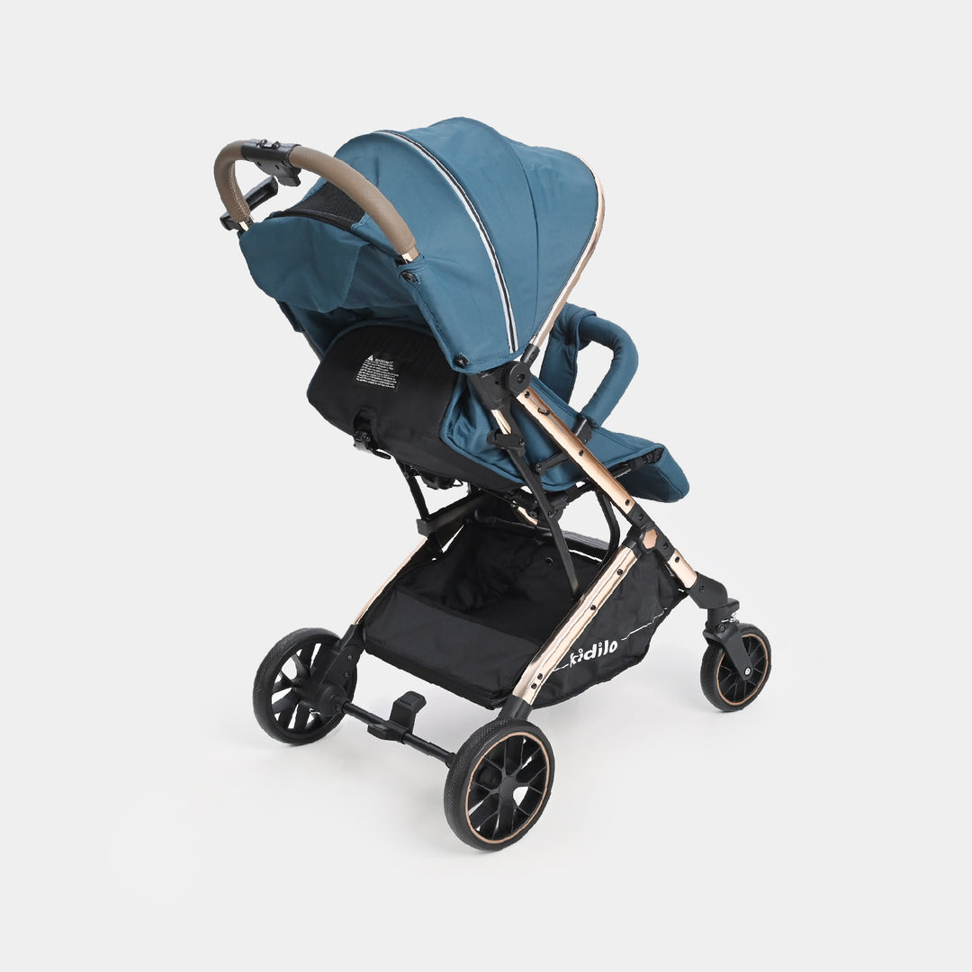 Compact Folding Baby Stroller - Blue