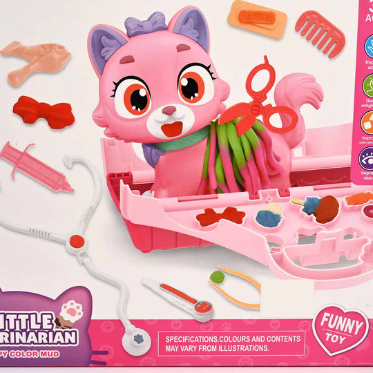 Pet Cat Doctor Clay Set