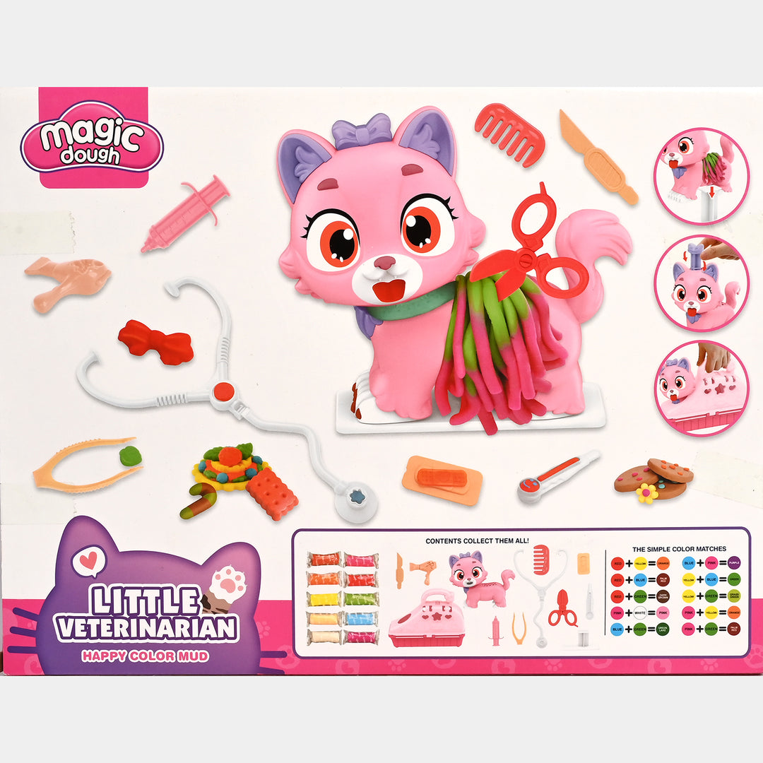 Pet Cat Doctor Clay Set