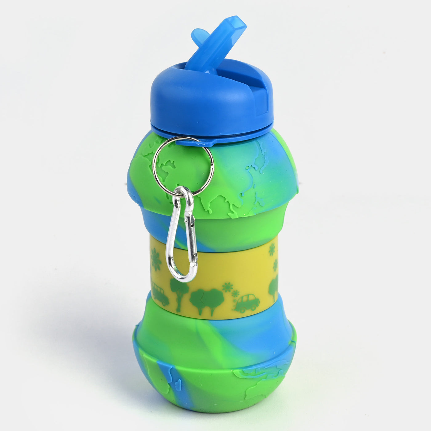 Silicone Foldable Sports Water Bottle For Kids