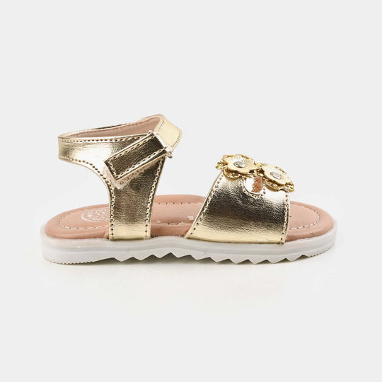 Girls Sandal 1328-Golden