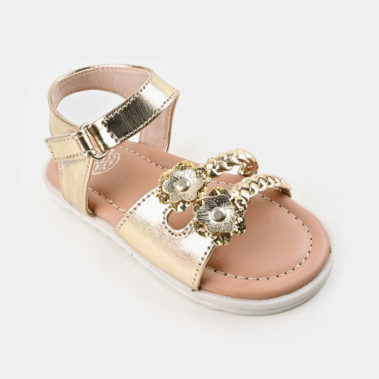 Girls Sandal 1328-Golden