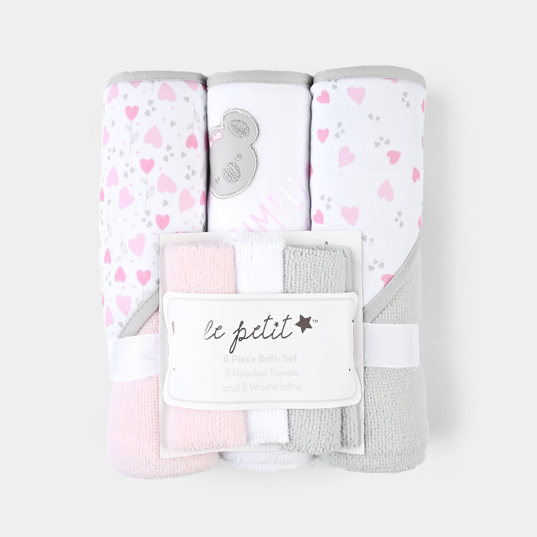 6-Piece Baby Bath Towel Set