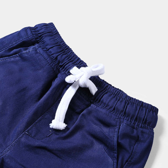 Infant Boys Cotton Twill Short Basic Happy