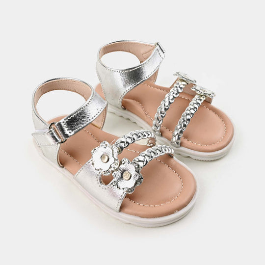 Girls Sandal 1328-SILVER