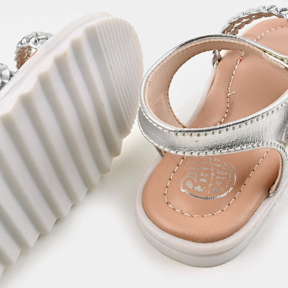 Girls Sandal 1328-SILVER