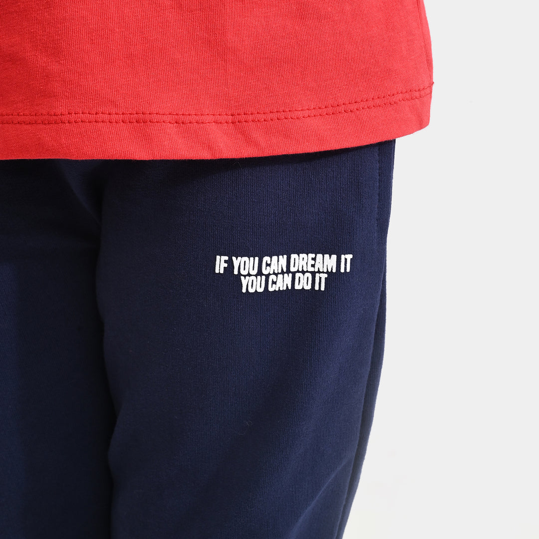 Boys Jersey/Terry 2 Piece Suit Everything-H.Red