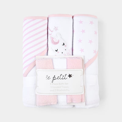 6-Piece Baby Bath Towel Set