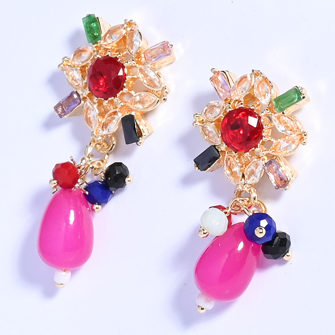 Elegant Beads Earring For Cute Girl