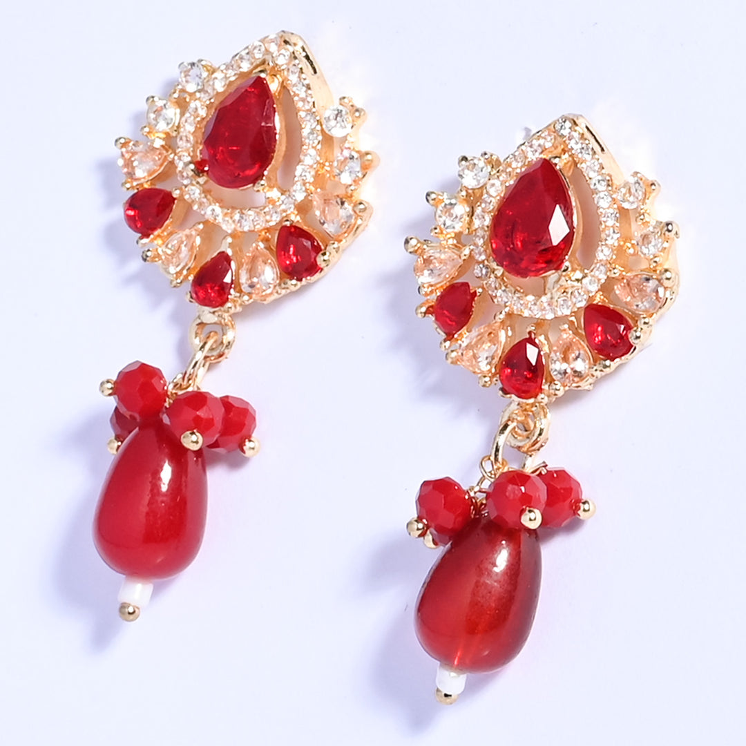 Elegant Beads Earring For Cute Girl