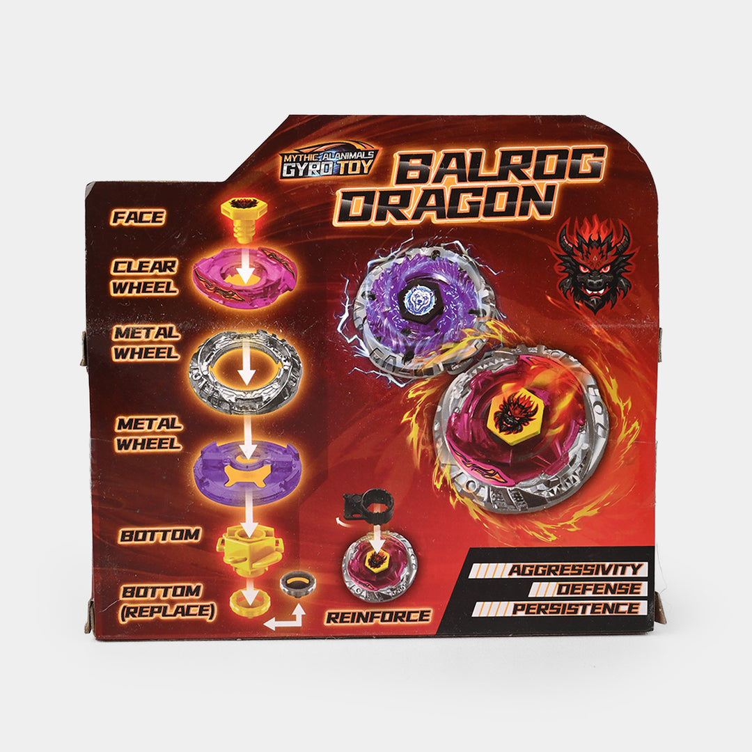 4D Burst Spinning Top Gyro Battle Set For Kids