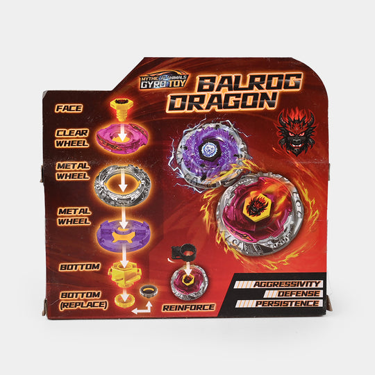 4D Burst Spinning Top Gyro Battle Set For Kids