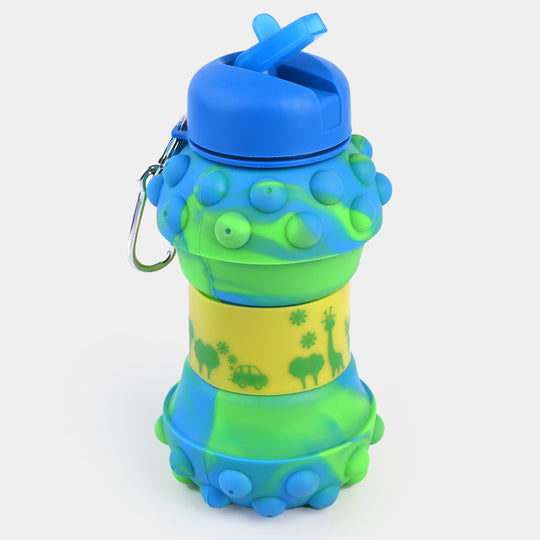 Silicone Foldable Sports Water Bottle For Kids