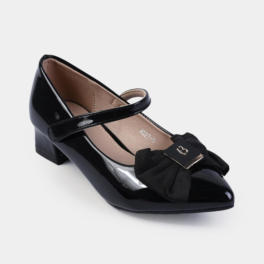 Girls Pumps 4027-3-BLACK