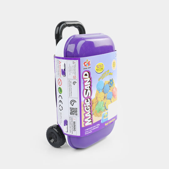 Magic Sand Rolling Trolley Suitcase Playset (250g)