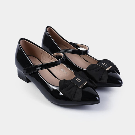 Girls Pumps 4027-3-BLACK