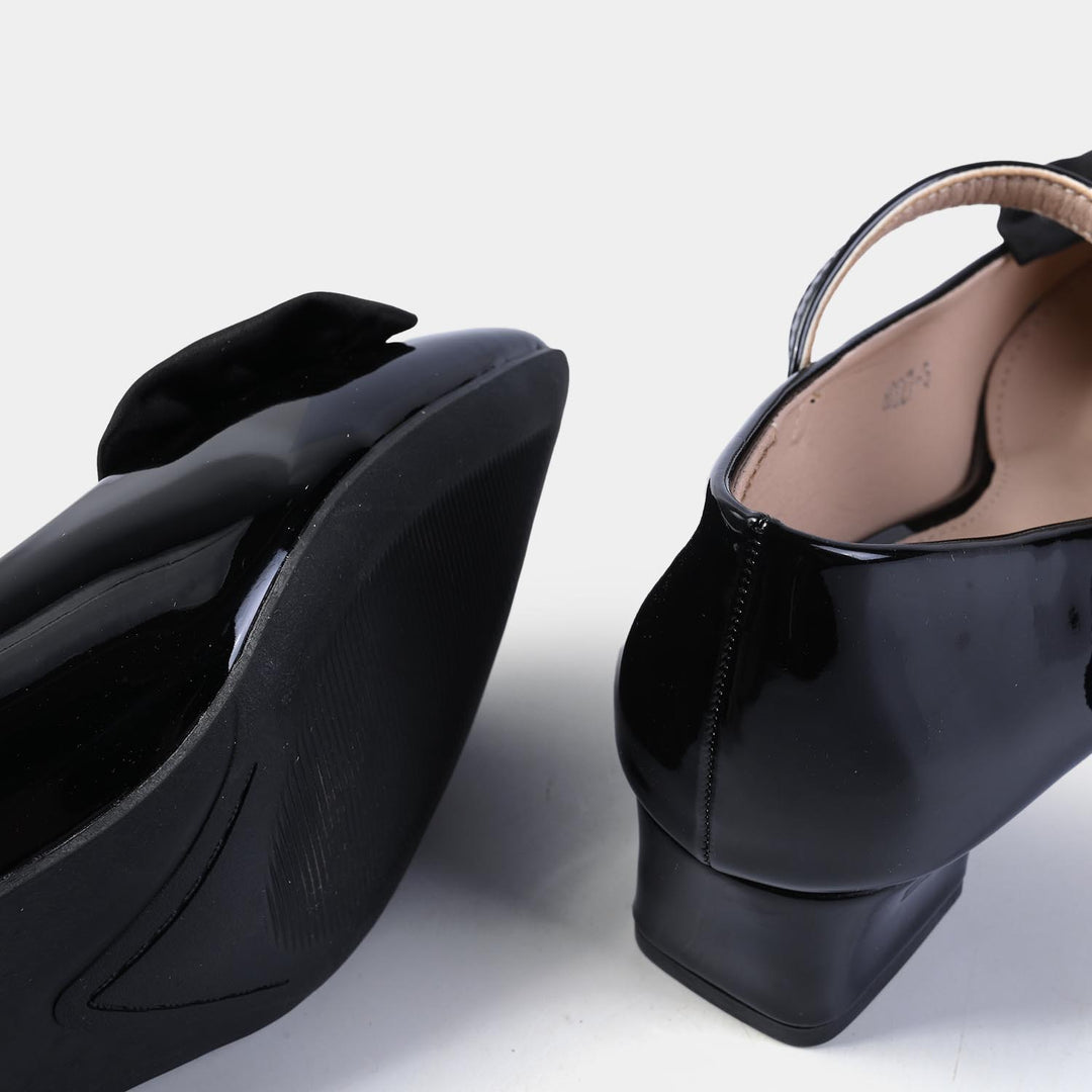 Girls Pumps 4027-3-BLACK