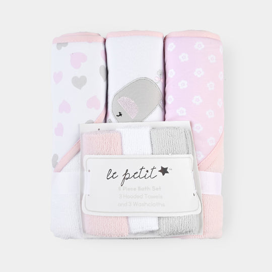 6-Piece Baby Bath Towel Set