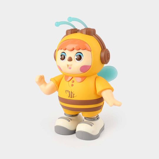Cute Dancing Bee Toy with Light & Music for Kids