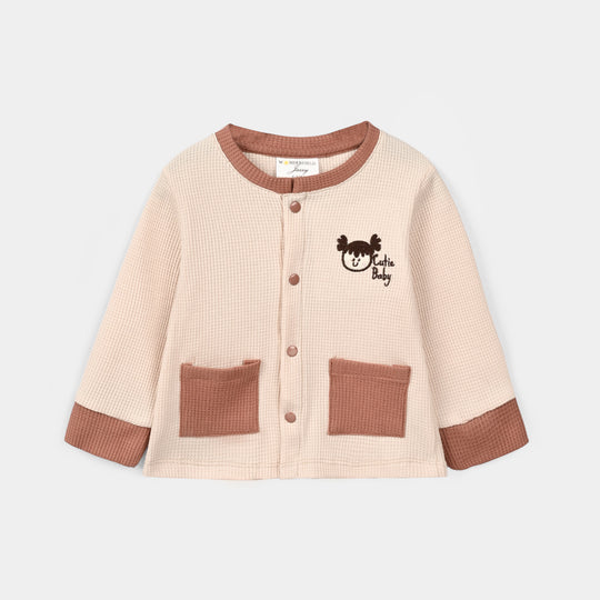 Infant Girls Cotton Interlock 3 - PC Gift Set 319 - 078-Brown