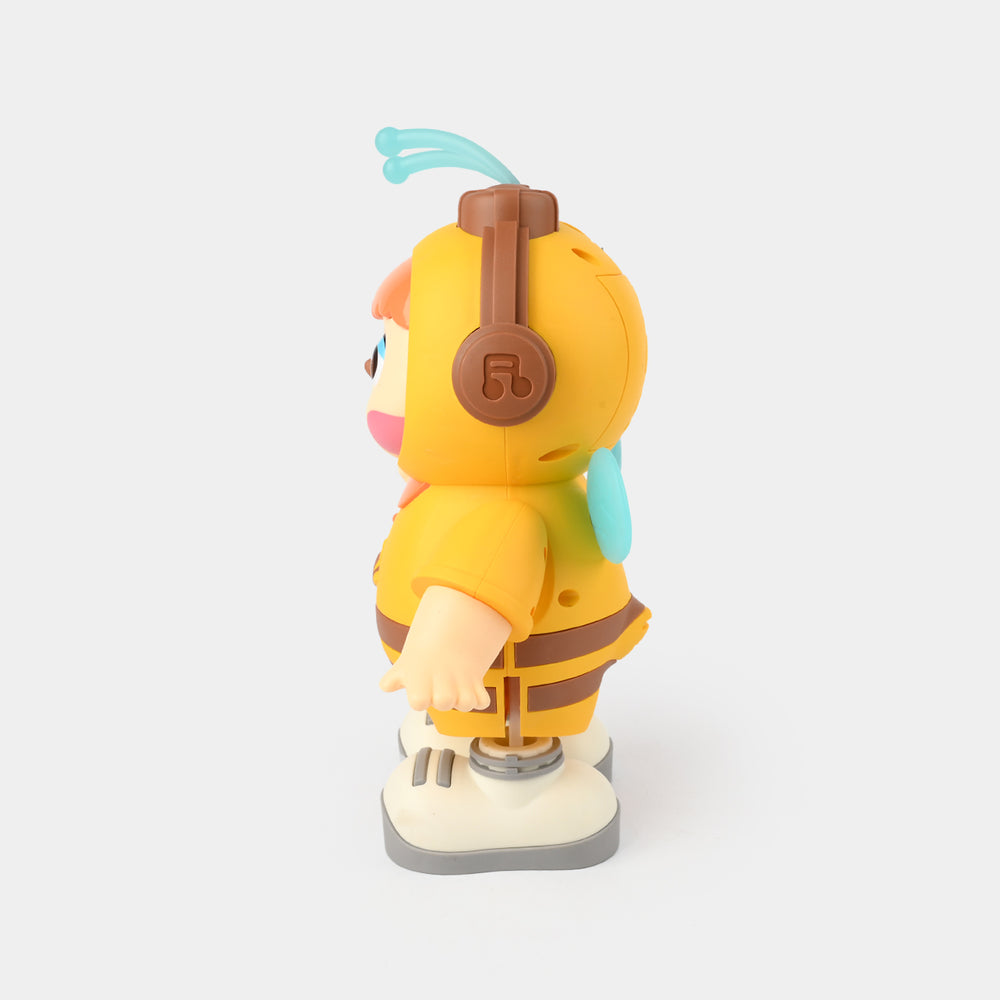 Cute Dancing Bee Toy with Light & Music for Kids
