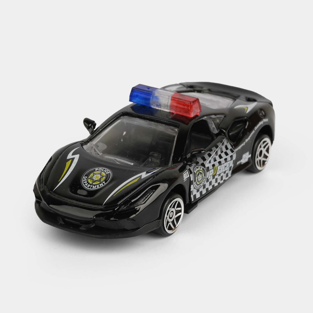 Alloy Die-Cast Police Sports Car Toy
