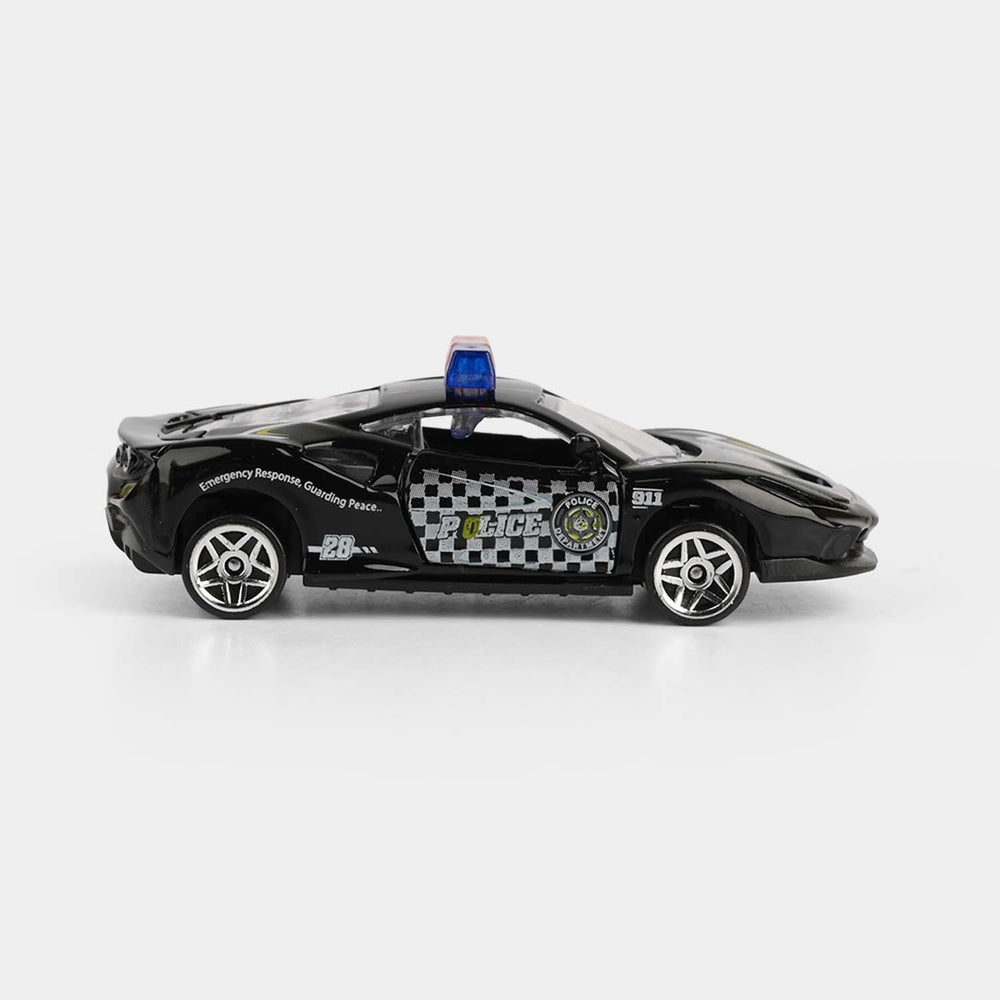 Alloy Die-Cast Police Sports Car Toy