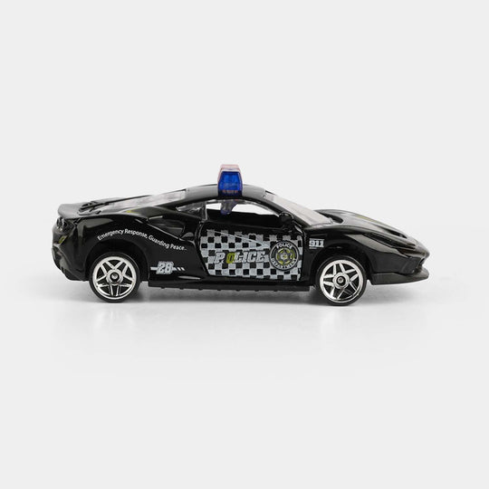 Alloy Die-Cast Police Sports Car Toy