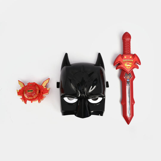 Character With Light,Mask & Sword