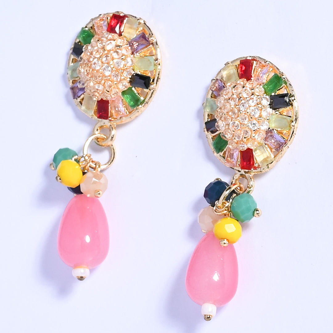 Elegant Beads Earring For Cute Girl