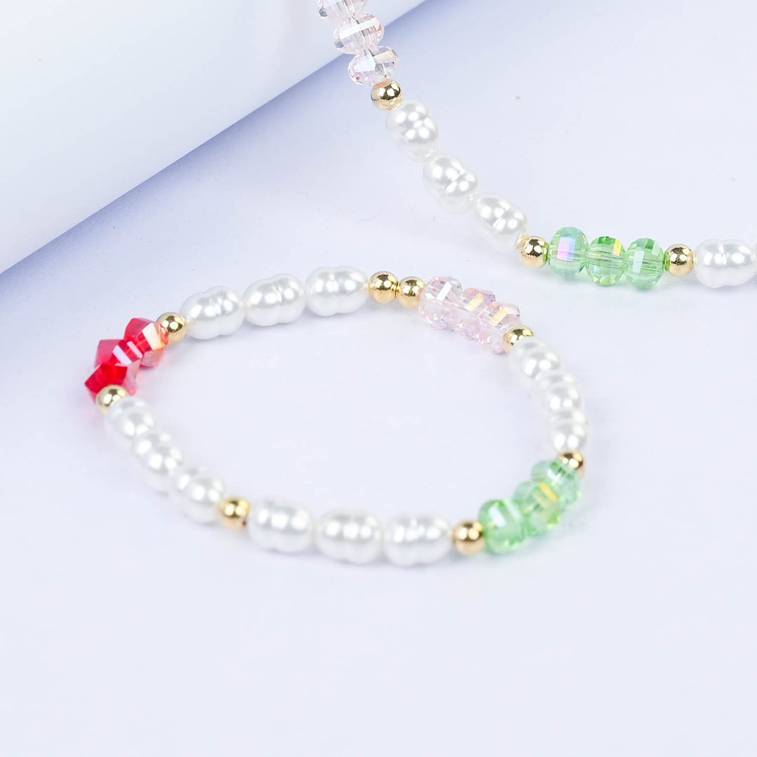CHARM BEADED NECKLACE & BRACELET FOR GIRLS