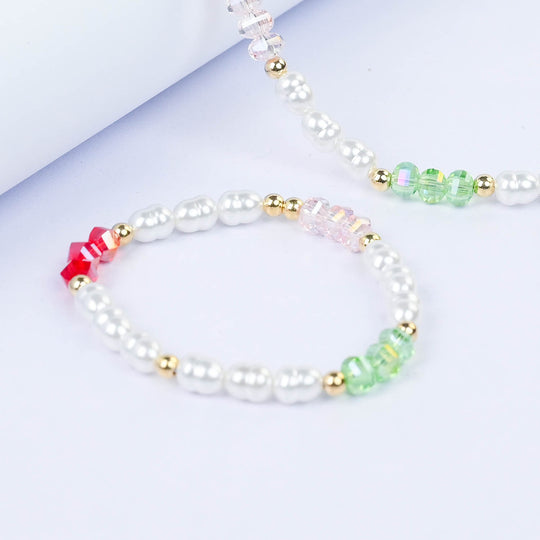 CHARM BEADED NECKLACE & BRACELET FOR GIRLS